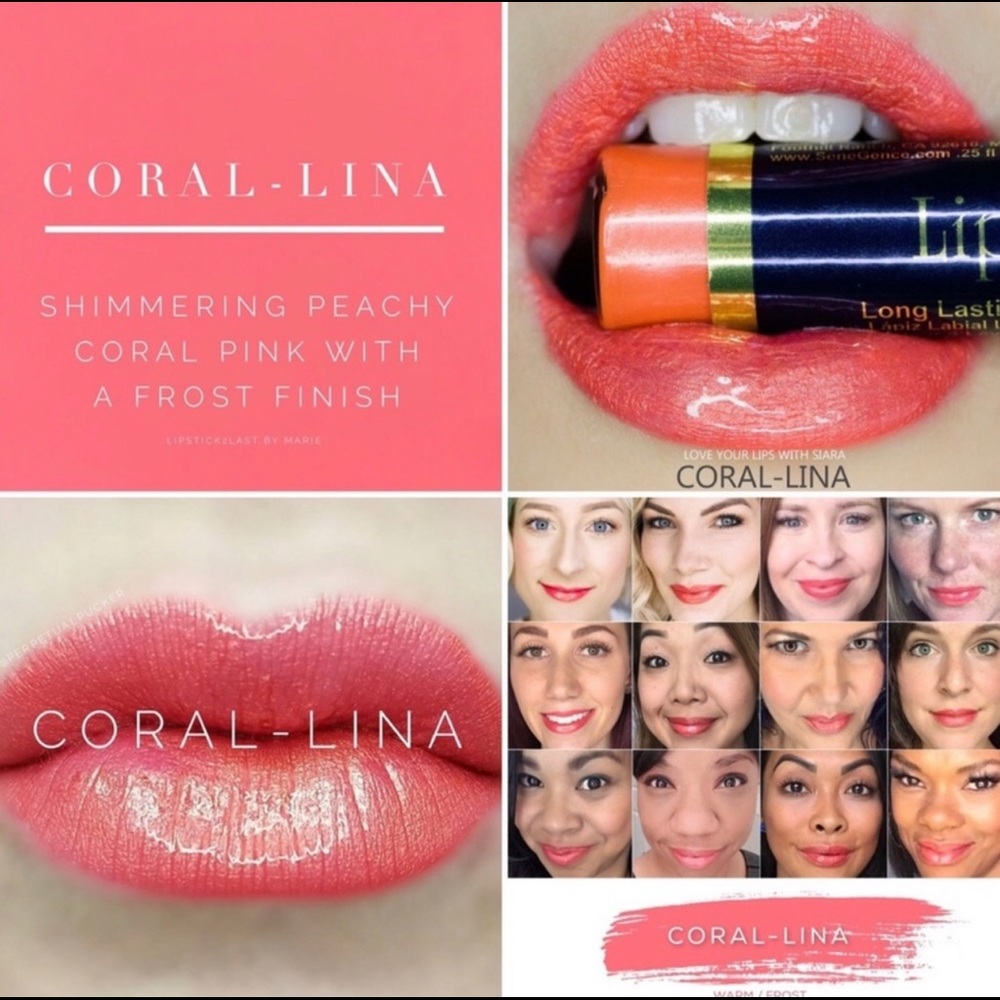Senegence Lipsense Color Coral-Lina